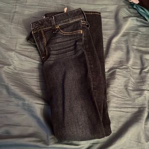 Dark wash low rise hollister jegging size 0R